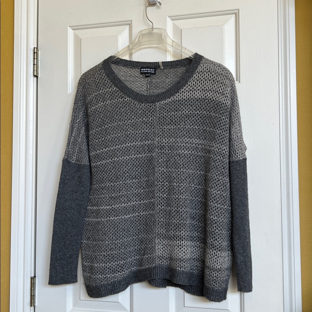 Repeat Sweater ( oversized)
( eleagant knit )